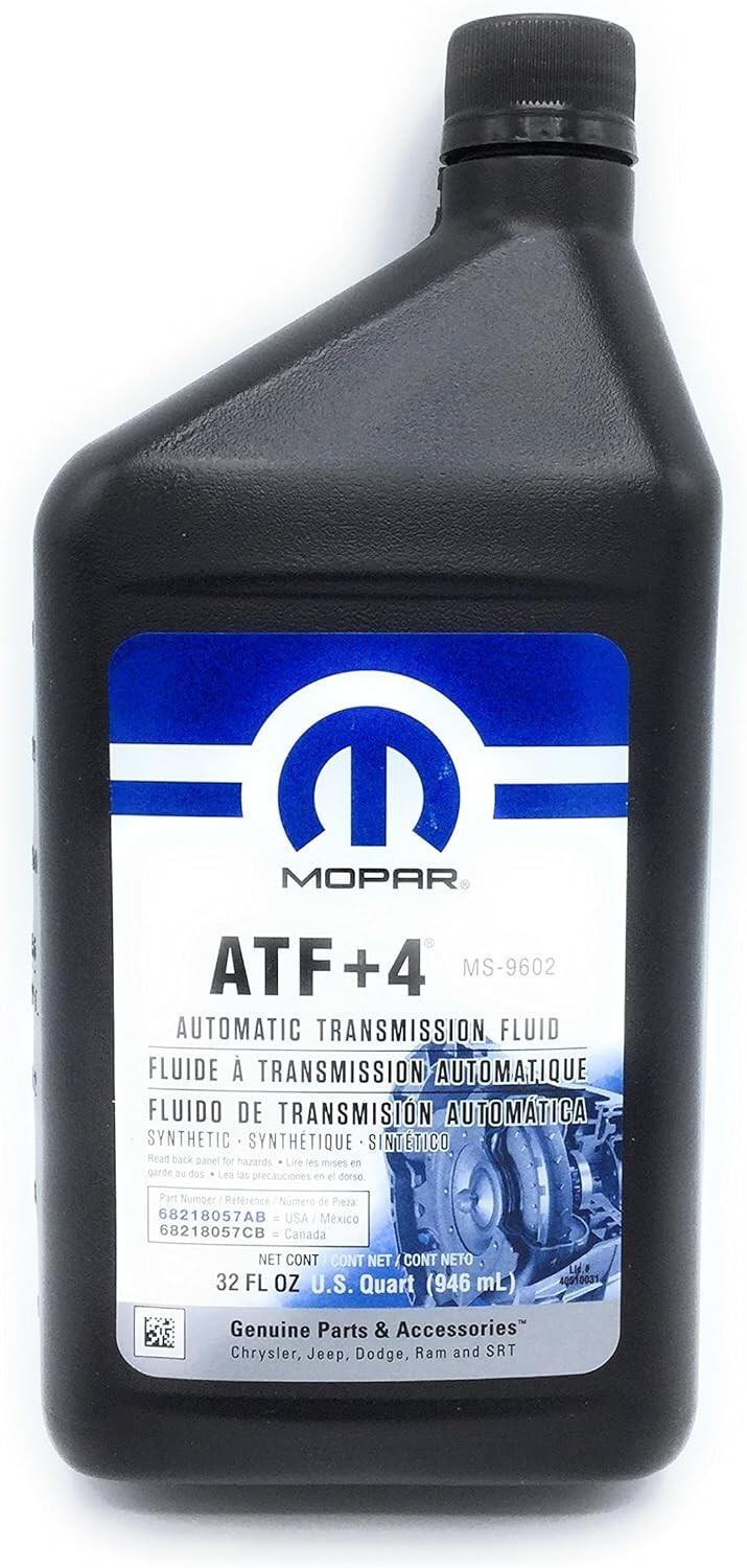 (6) DODGE RAM JEEP Automatic Transmission Fluid Mopar ATF+4 68218057AC