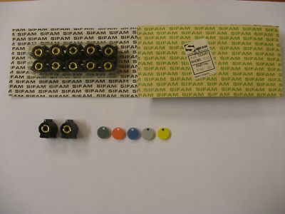 Sifam W151 wing collet knobs 4mm shaft  NOS  lot of 10 .