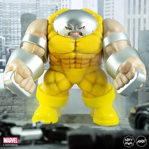 FREE SHIPPING! Juggernaut Prisoner Yellow Variant Soft Vinyl 12" FIG BY MONDO
