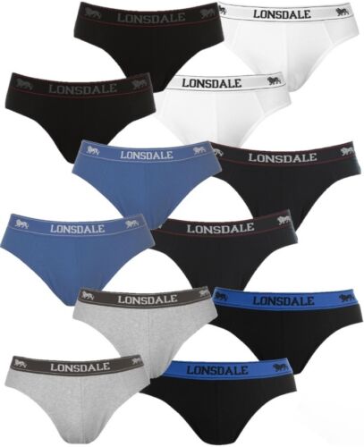 2 x LONSDALE Men's Underpants Briefs Underwear Slip Boxer Shorts Men - Picture 1 of 24