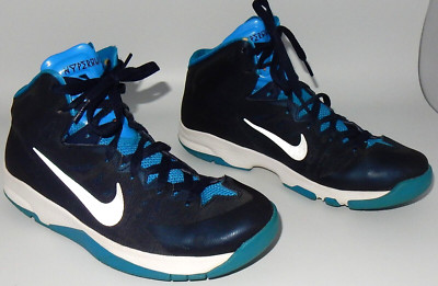Nike HyperQuickness Youth Size Sneakers 622759-404 Blue Basketball Size 7Y #