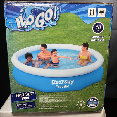 Bestway H2ogo 10ft Pool Bestway H2O Go! Swimming Pool Fast Set