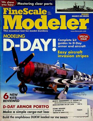 Fine Scale Modeler Magazine July 2004 Modeling D-Day!