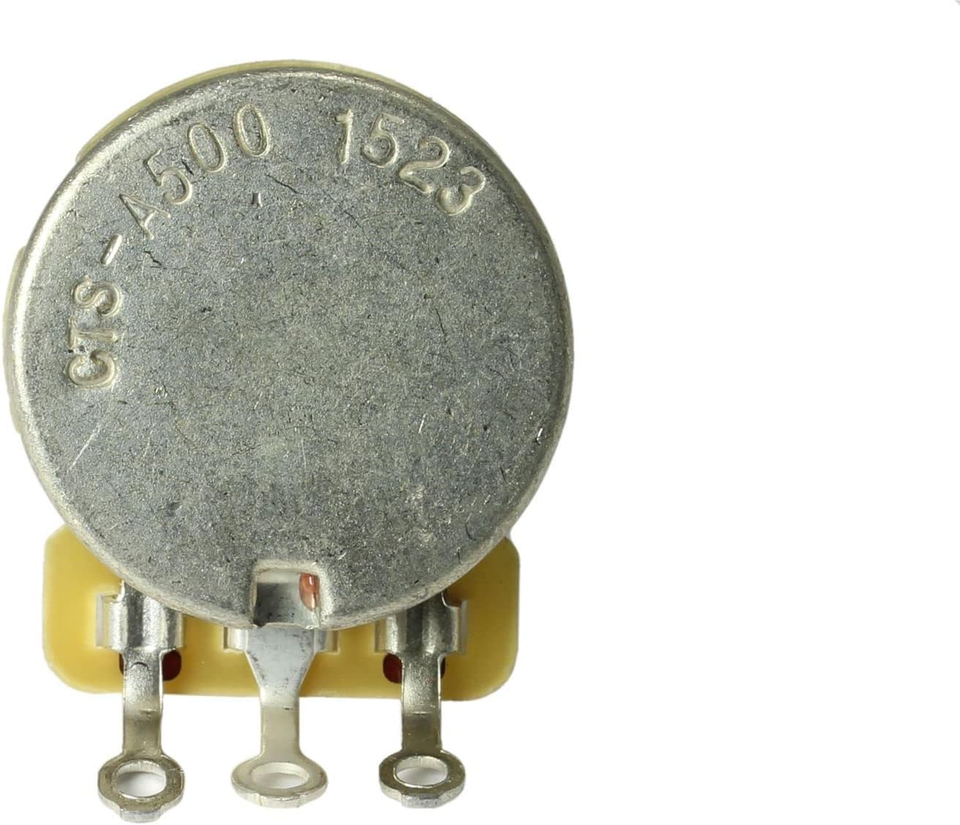 CTS Metric A500K Audio Split Shaft Pot Import Coarse Spline