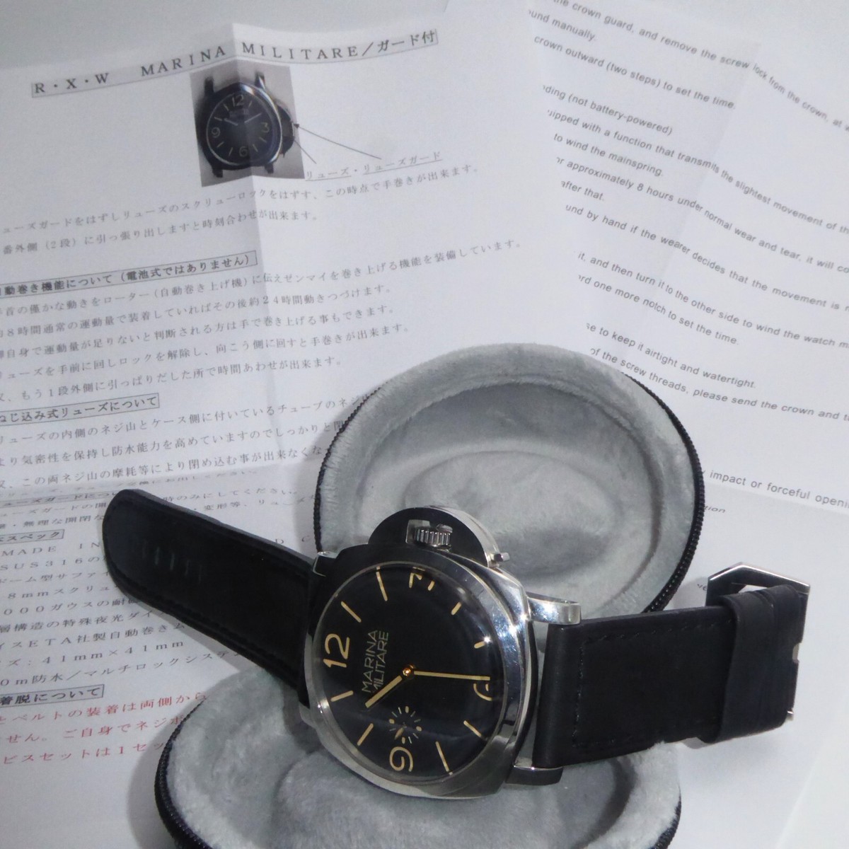RXW R.X.W ROCKX MARINS MILITARE(MM30) Hand Winding Watch RXW R.X.W ROCKX MARINS MILITARE(MM30) Hand Winding Watch