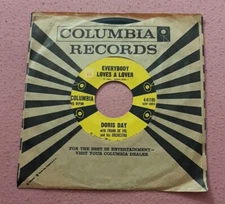 Doris Day 45 Everybody Loves A Lover / Instant Love Columbia 4-41195 vg+