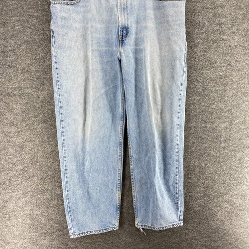 Levi's Jeans Men 40*30 Blue Denim Light Wash High Rise 560 Straight Comfort Fit - Picture 4 of 10