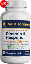 Vein Formula Diosmin Hesperidin 1000mg MPFF Leg Circulation Health 60 Caps US