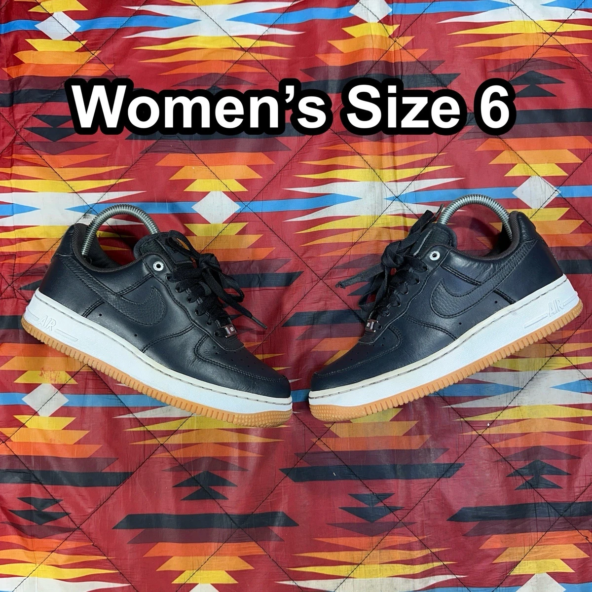 Nike Air Force 1 '07 Premium Off Noir W for sale | eBay