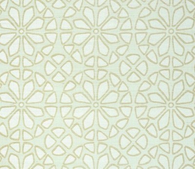 8YD THIBAUT Zagora Aqua Artisanal Sisal Grasscloth Geo Wallpaper $728 Retail