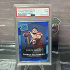 2017 Panini Donruss Patrick Mahomes #327 Blue Press Proof Rated Rookie PSA 7 🔥