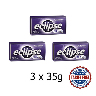 3 Packs Wrigley s Eclipse Winterfrost Sugar-Free Mints 35g   Fresh Breath
