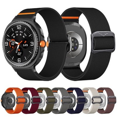 Nylon Sport Loop Armband für Samsung Galaxy Watch8 40mm 44mm Watch Classic 46mm