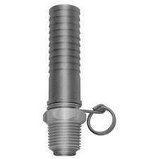 Sani-Lav N21s Swivel Hose Adapter, 1/2 In., Stain. Steel