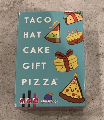Brandneu versiegelt Taco Hut Kuchen Geschenk Pizza von Blue Orange Games Weihnachtsgeschenk 