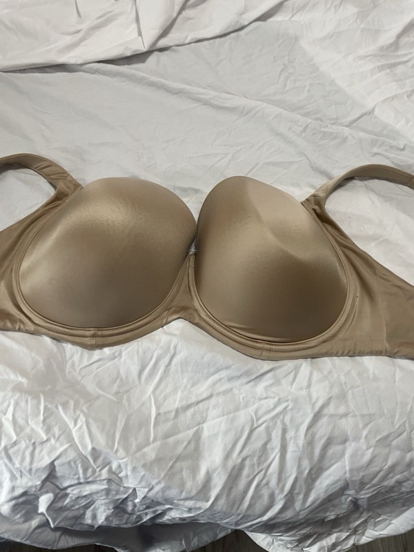 Soma 44DDD Bra Tan Stunning Support Smooth Balconette Underwire Stretch Euc