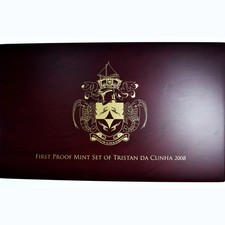 [#1064901] Tristan Da Cunha, Elizabeth II, Set 1/2 penny to 1 crown, 2008, Proof