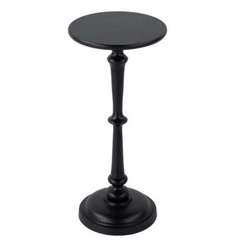 Butler Specialty Company Alisa 10 in. W Round Metal Pedestal End Table-Bronze - Picture 1 of 4