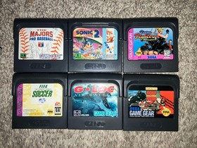 Sega Game Gear System + 6 Games ***FULLY RECAPPED***