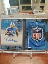 🔥2020 Origins D'Andre Swift 1/1 Sick NFL Shield On Card Auto Booklet 🔥RC🔥