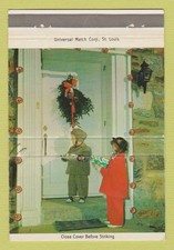 Matchbook Cover - Nicholas County Bank Summersville WV Christmas 40 Strike