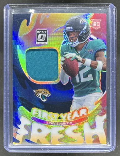 2025 Donruss Optic Travis Hunter Blue Hyper (RAW)