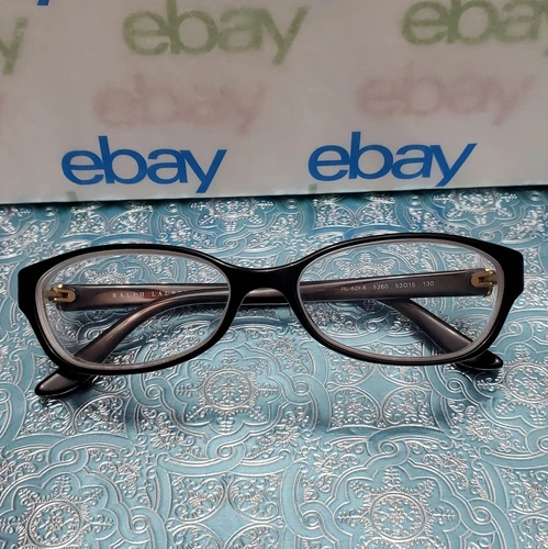 POLO RALPH LAUREN RL 6068 5260 Black/Tort Brown 53□15 130 Eyeglasses Frames Only