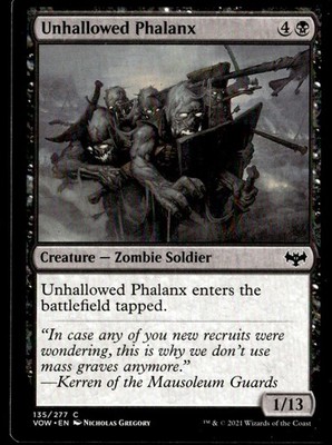 2021 Innistrad: Crimson Vow Unhallowed Phalanx Expansion/Common #135