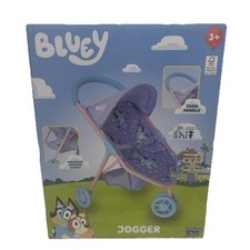 Bluey Jogger Dolls Pram | Toy Pushchair Stroller for Dolls up to 45cm | Kids Toy