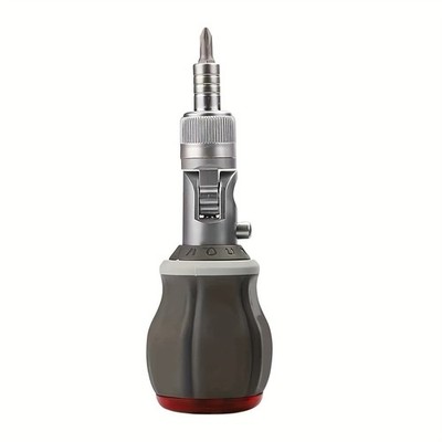 8-in-1 Ratcheting Compact Multi-Bit Screwdriver