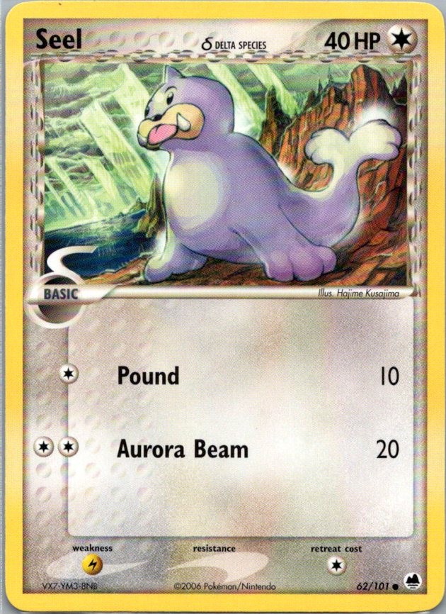 Seel (Delta Species) 62/101 Common Dragon Frontiers LP