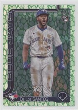 2025 Topps Series 1 Easter Tin Green Leaf Foil Luis De Los Santos #13 11gl