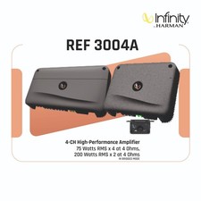INFINITY CAR SPEAKERS REF 3004A 4CHANNEL AMPLIFIER 75W
