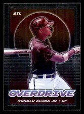 2021 PANINI CHRONICLES RONALD ACUNA 20 MINT OVERDRIVE BASEBALL ATLANTA BRAVES