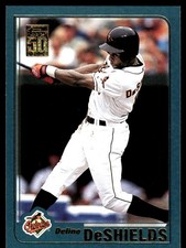 Delino DeShields 2001 Topps #451 Orioles MLB READ FREE SHIPPING AutographDen