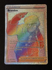 Brandon 203/195 SWSH12 Silver Tempest Rainbow Rare on eBay