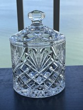 Marquis By Waterford Crystal Candy Jar Biscuit Barrel Cookie Jar With Lid