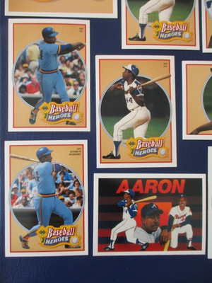 1991 Upper Deck Baseball Heroes Hank Aaron 10 Card Set #19-27