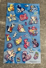 Vintage My Little Pony 1 Sheet Hasbro Licensed Stickers 2014 Pinkie Pie Dash