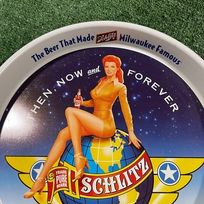 BEER 五稜星 五角星 バレルサイン ヘッドサイン レア カフェ BAR 希少 Vintage Schlitz Beer Advertising Metal Tray 50th Anniversary | eBay