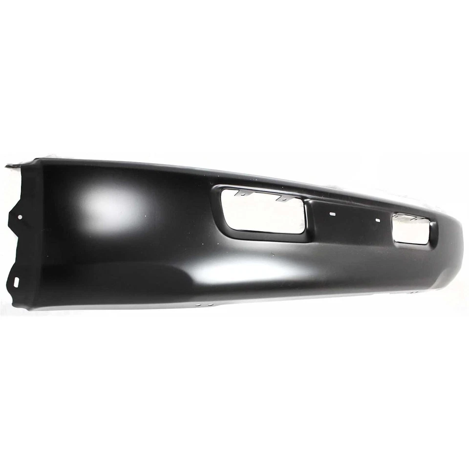 Parachoques delantero para Toyota Land Cruiser 1993-1994 con orificios de almohadilla, acero, Ptd. Negro Foto 2 de 4