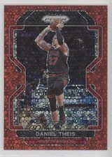 2021-22 Panini Prizm Fast Break Red Prizm 67/100 Daniel Theis #3 0z95