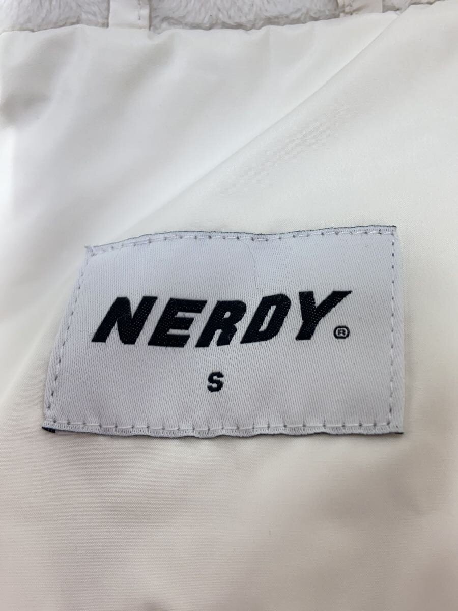 NERDY Long Down Jacket, Size S, Polyester, White - image 3