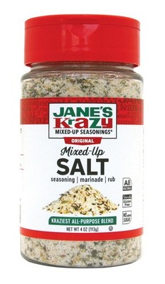 Jane's Krazy Mixed Up Salt 4 Ounce All Natural Seasoning for Cooking