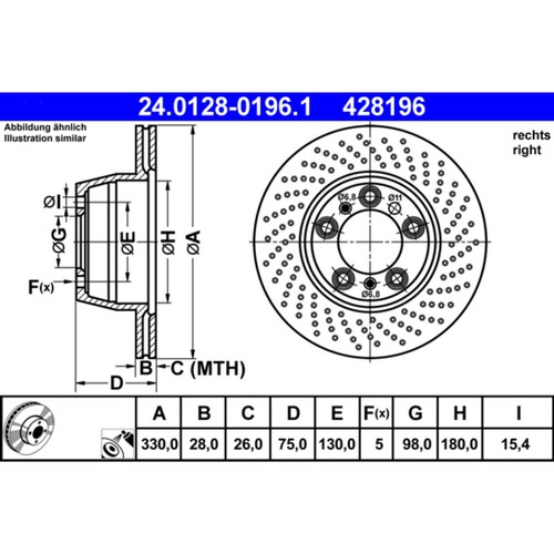 Porsche 911 GT3 2004 Brake disc Photo - $261