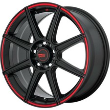4-new 18 Motegi Mr142 Cs8 Wheels 18x8 5x114.35x120 45 Black Red Rims 74.1 4-new 18 Motegi Mr142 Cs8 Wheels 18x8 5x114.35x120 45 Black Red Rims 74.1