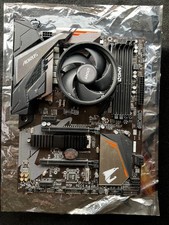B450 AORUS ELITE with Ryzen 5500 With Fan Tested New CPU