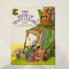 Vintage 1985 Sesame Street Book Club The House Of Seven Colors Hardcover