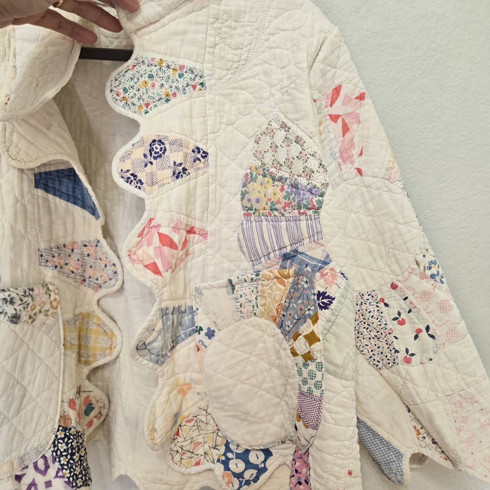 Kit Custom Made Vintage Quilt Patchwork Jacket Si… - image 4