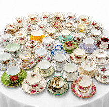 Pick Your Teacup Saucer Set Vintage Fine Bone...